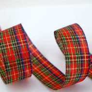 ΚΟΡΔΕΛΑ ΒΑΜΒΑΚΕΡΗ ΚΑΡΡΩ SCΟΤCΗ ΚΟΚΚΙΝΟ 2,5CΜΧ50Μ