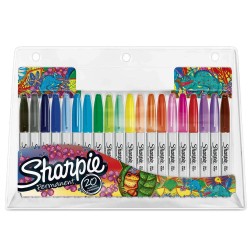 ΜΑΡΚΑΔΟΡΟΙ SHARPIE FINE PERMANENT 20ΤΕΜ 1.0MM