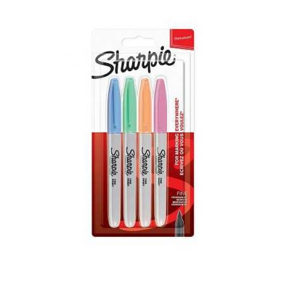 ΜΑΡΚΑΔΟΡΟΙ SHARPIE FINE POINT PASTEL ΑΝΕΞΙΤΗΛΟΙ 4ΤΕΜ