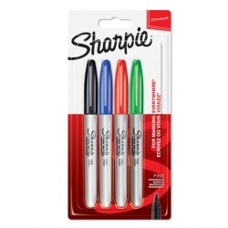 ΜΑΡΚΑΔΟΡΟΙ SHARPIE FINE POINT ΑΝΕΞΙΤΗΛΟΙ 4ΤΕΜ CLASIC