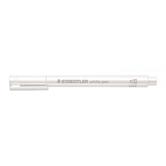 ΜΑΡΚΑΔΟΡΟΣ STAEDTLER WHITE PEN ΜΕ ΜΥΤΗ 1-2MM ΛΕΥΚΟ