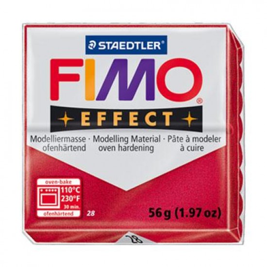 ΠΟΛΥΜΕΡΙΚΟΣ ΠΗΛΟΣ FIMO 57GR ΜΕΤΑΛΛΙΚΟ ΡΟΥΜΠΙΝΙ