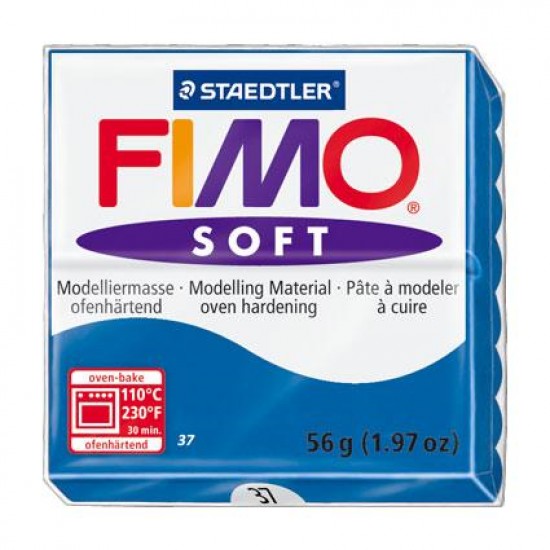 ΠΟΛΥΜΕΡΙΚΟΣ ΠΗΛΟΣ FIMO 57GR ΜΠΛΕ