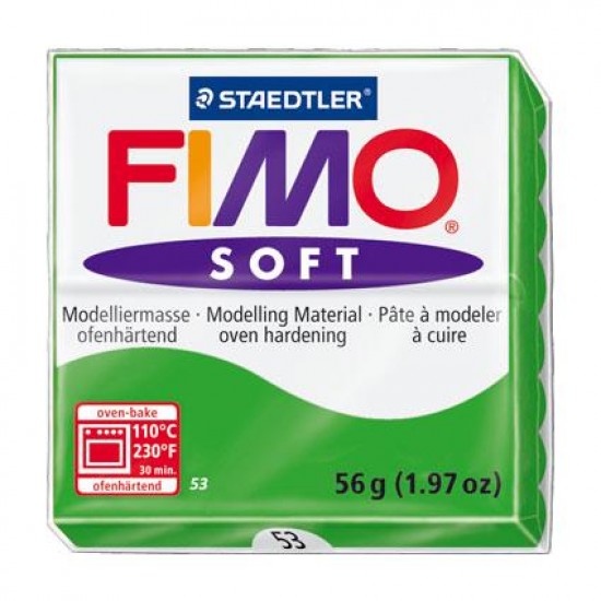 ΠΟΛΥΜΕΡΙΚΟΣ ΠΗΛΟΣ FIMO 57GR ΤΡΟΠΙΚΟ ΠΡΑΣΙΝΟ