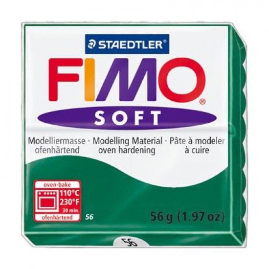 ΠΟΛΥΜΕΡΙΚΟΣ ΠΗΛΟΣ FIMO 57GR ΣΜΑΡΑΓΔΙ