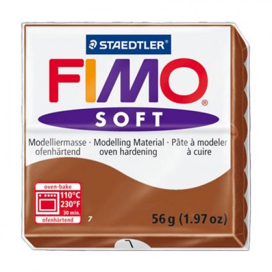 ΠΟΛΥΜΕΡΙΚΟΣ ΠΗΛΟΣ FIMO 57GR ΚΑΡΑΜΕΛΑ