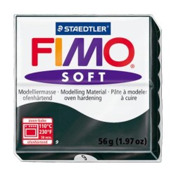 ΠΟΛΥΜΕΡΙΚΟΣ ΠΗΛΟΣ FIMO 57GR BLACK