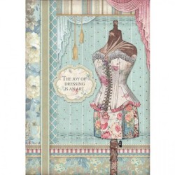 ΡΙΖΟΧΑΡΤΟ ΝΤΕΚΟΥΠΑΖ STAMPERIA Α4 MANICHINO