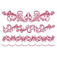 STENCIL G 21X29,7CM VOLUTES