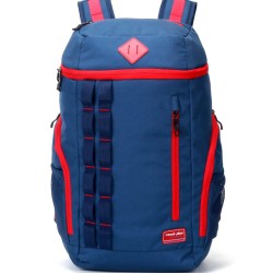 ΣΑΚΙΔΙΟ ΠΛΑΤΗΣ TRAVEL PLUS ΜΠΛΕ/ΚΟΚΚΙΝΟ 51X30X17CM