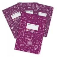 ΤΕΤΡΑΔΙΟ ΚΑΡΦΙΤΣΑ DOODLES 17Χ25 50Φ ΜΩΒ