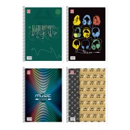 ΤΕΤΡΑΔΙΟ ΜΟΥΣΙΚΗΣ (ΠΕΝΤΑΓΡΑΜΜΟ) Α4 40 ΦΥΛΛΩΝ - 4 ΣΧΕΔΙΑ