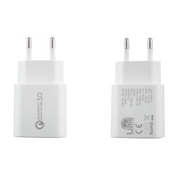 USB 3.0 FAST TRAVEL CHARGER 21W 4000mA ΛΕΥΚΟ USB 3.0 FAST TRAVEL CHARGER 21W 4000mA ΛΕΥΚΟ
