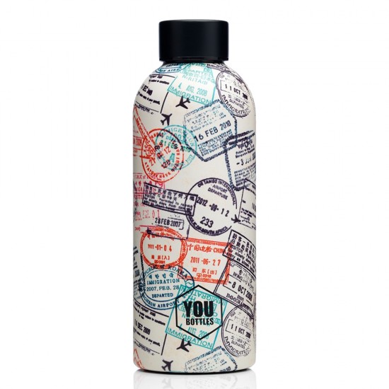 ΘΕΡΜΟΣ YOUBOTTLES 500ML WORLD TRAVEL