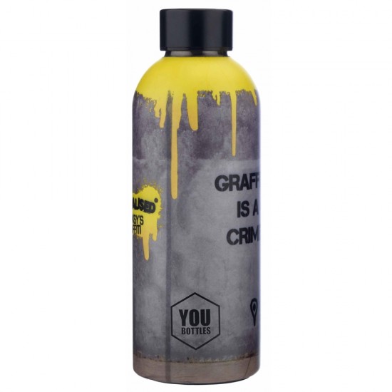 ΘΕΡΜΟΣ YOUBOTTLES 500ML BANKSY – GRAFFITI IS A CRIME