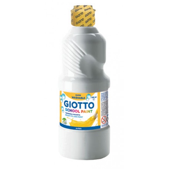 ΤΕΜΠΕΡΑ GIOTTO SCHOOL PAINT ΛΕΥΚΟ 500ML