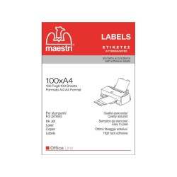 ΑΥΤΟΚΟΛΛΗΤΕΣ ΕΤΙΚΕΤΕΣ 70 Χ 42.4 ΜΜ (100 ΦΥΛΛΑ Α4)